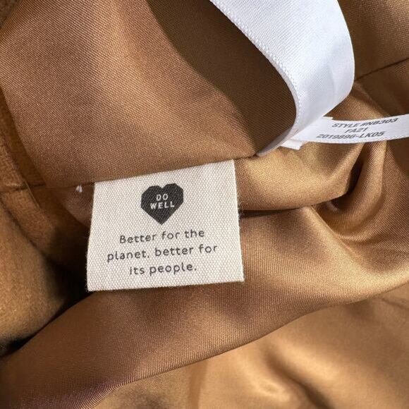 Madewell Size XS Lynnford Coat Wool Cashmere Blend Insuluxe Fabric Classic Camel - Picture 15 of 16